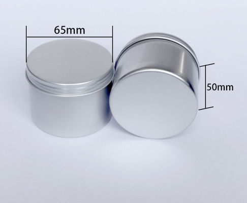 100g 65*50 Round Threaded Aluminum Box Food Grade Snack Sealed Sub-packed Metal Can